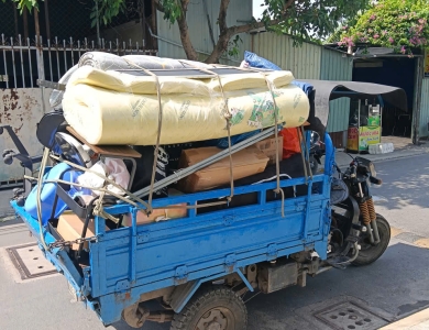 Xe Ba Gác Chuyển Trọ Sinh Viên Nhanh Trong Ngày Tại quận 12